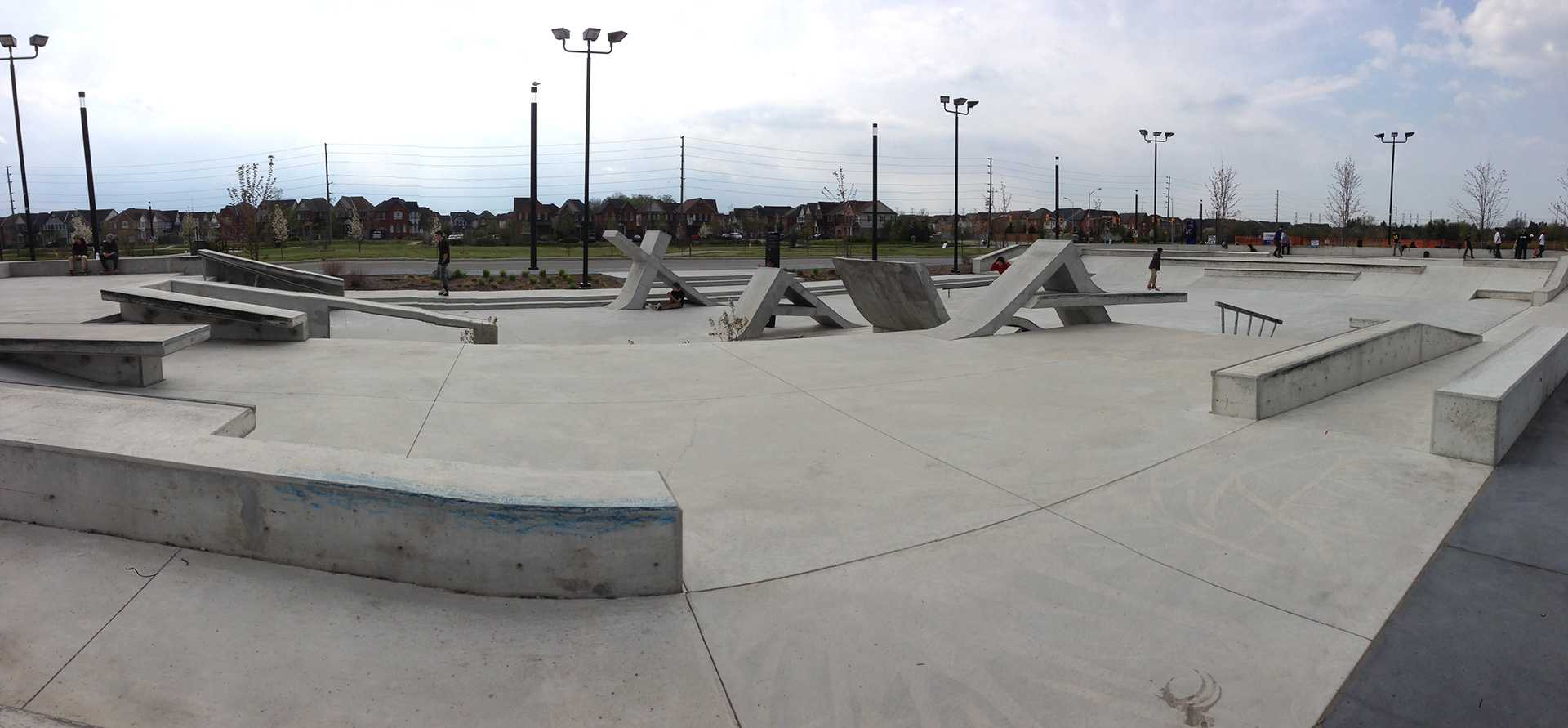 ajax skatepark from the side