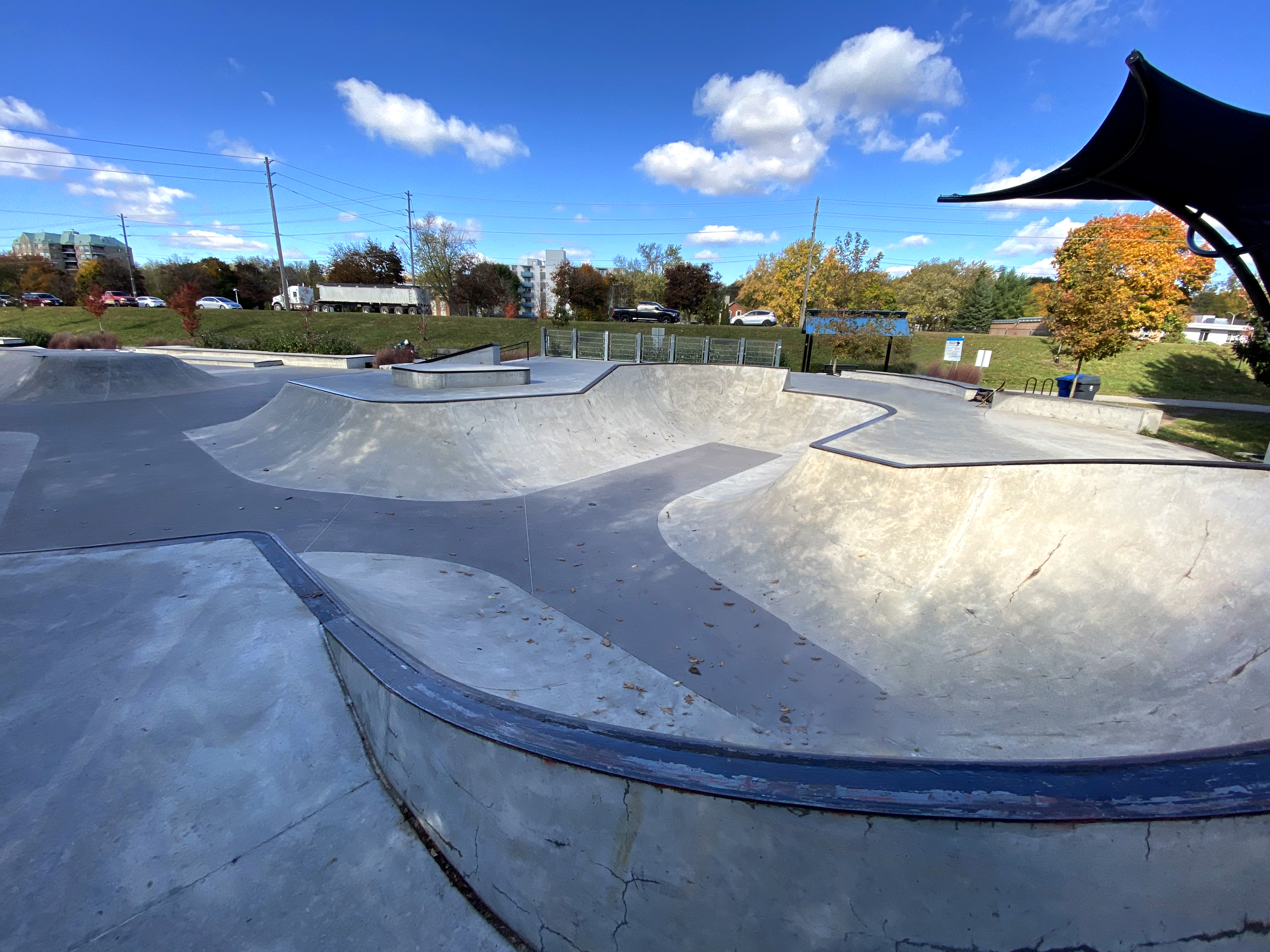 Guelph Skatepark near the front