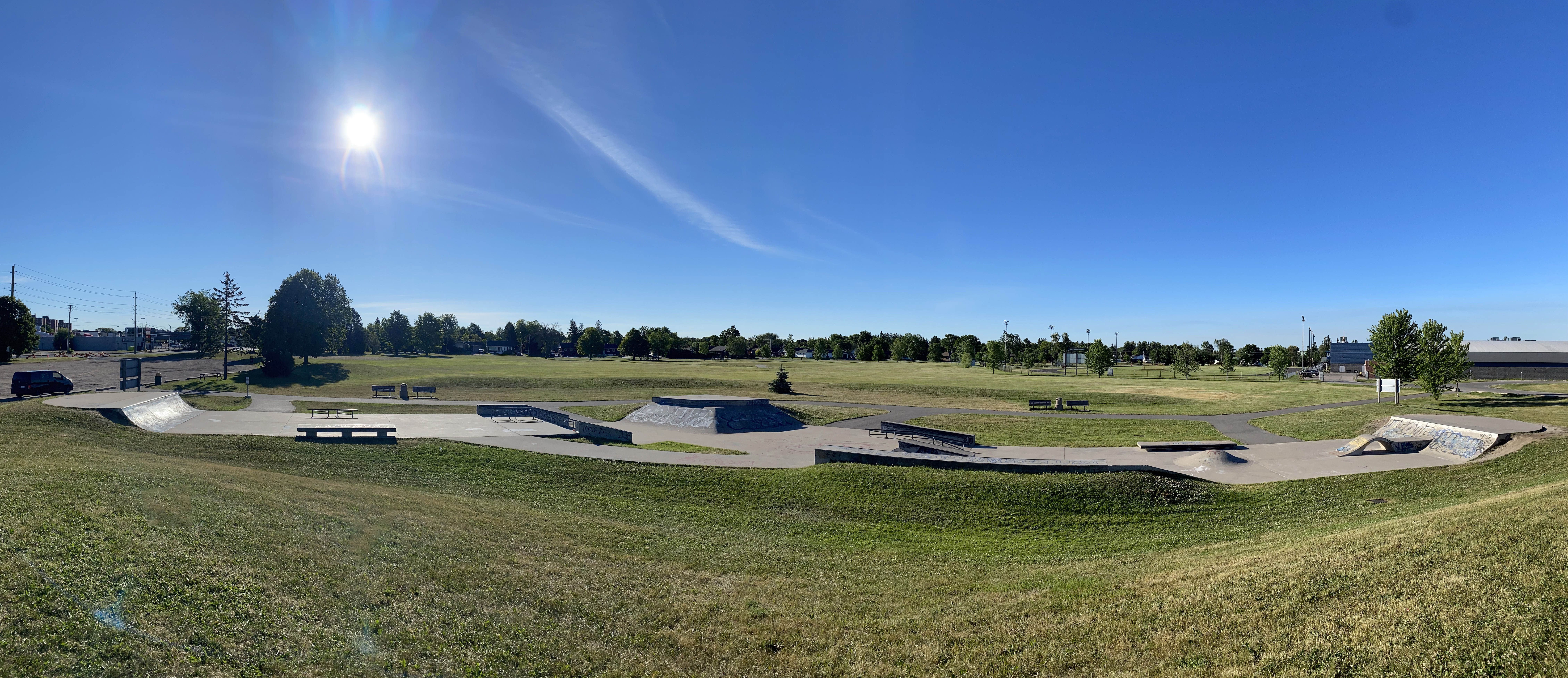 sault-ste marie skatepark full panoramic