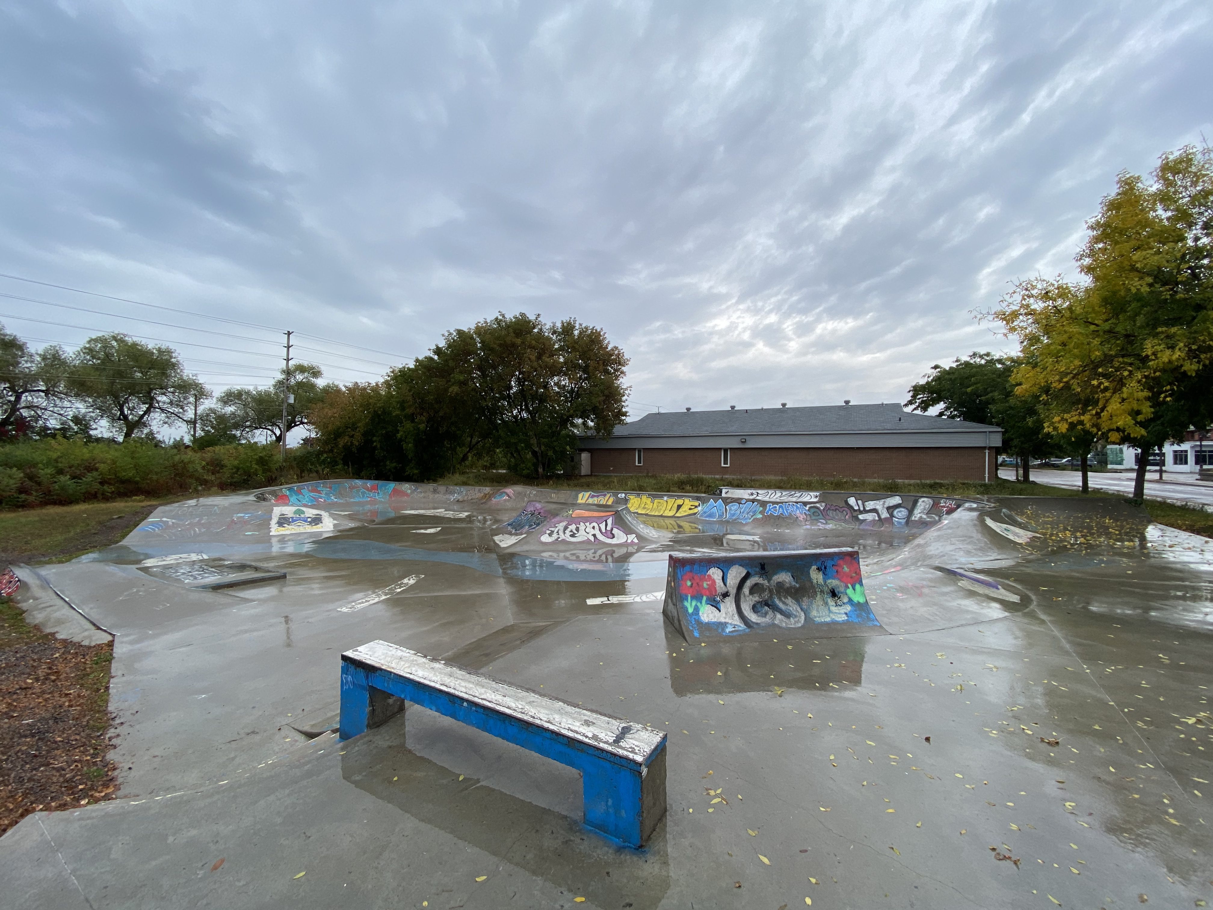 the rapids skatepark in Pembroke