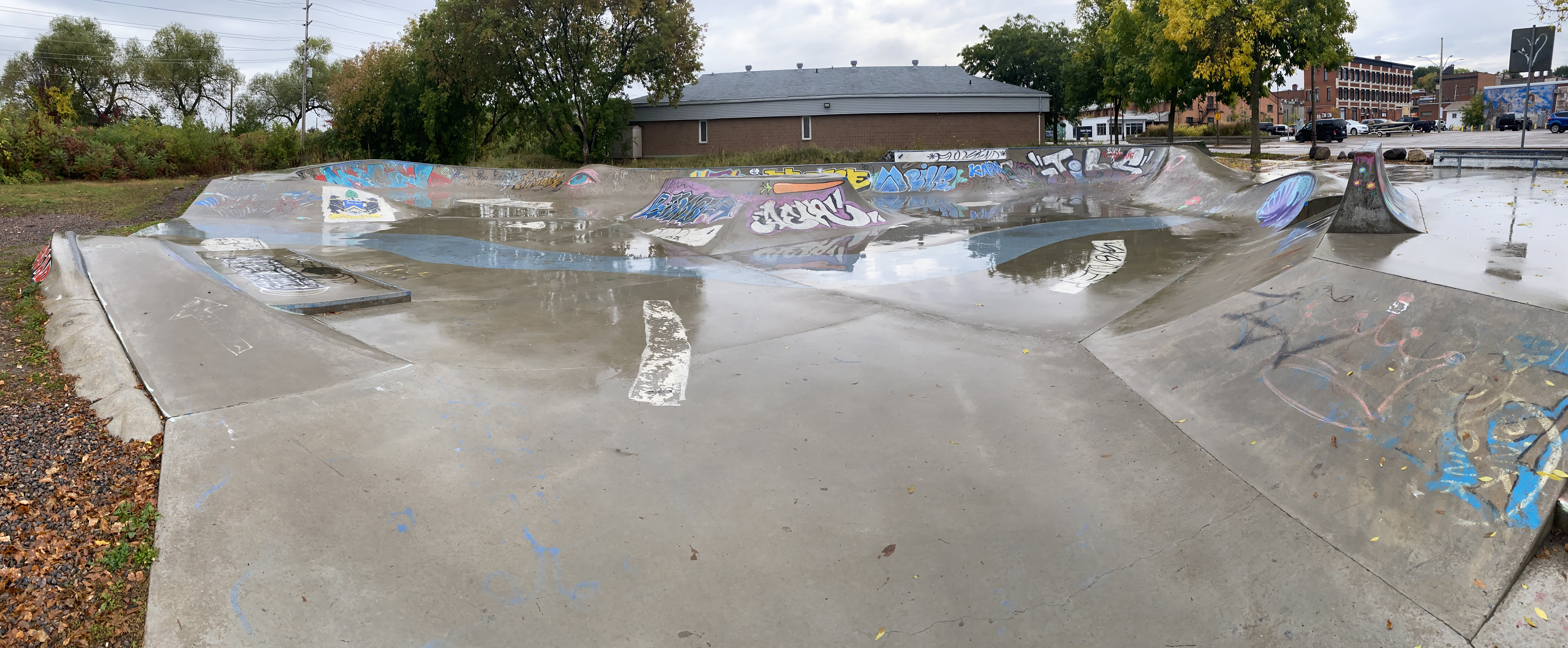 the rapids skatepark in Pembroke