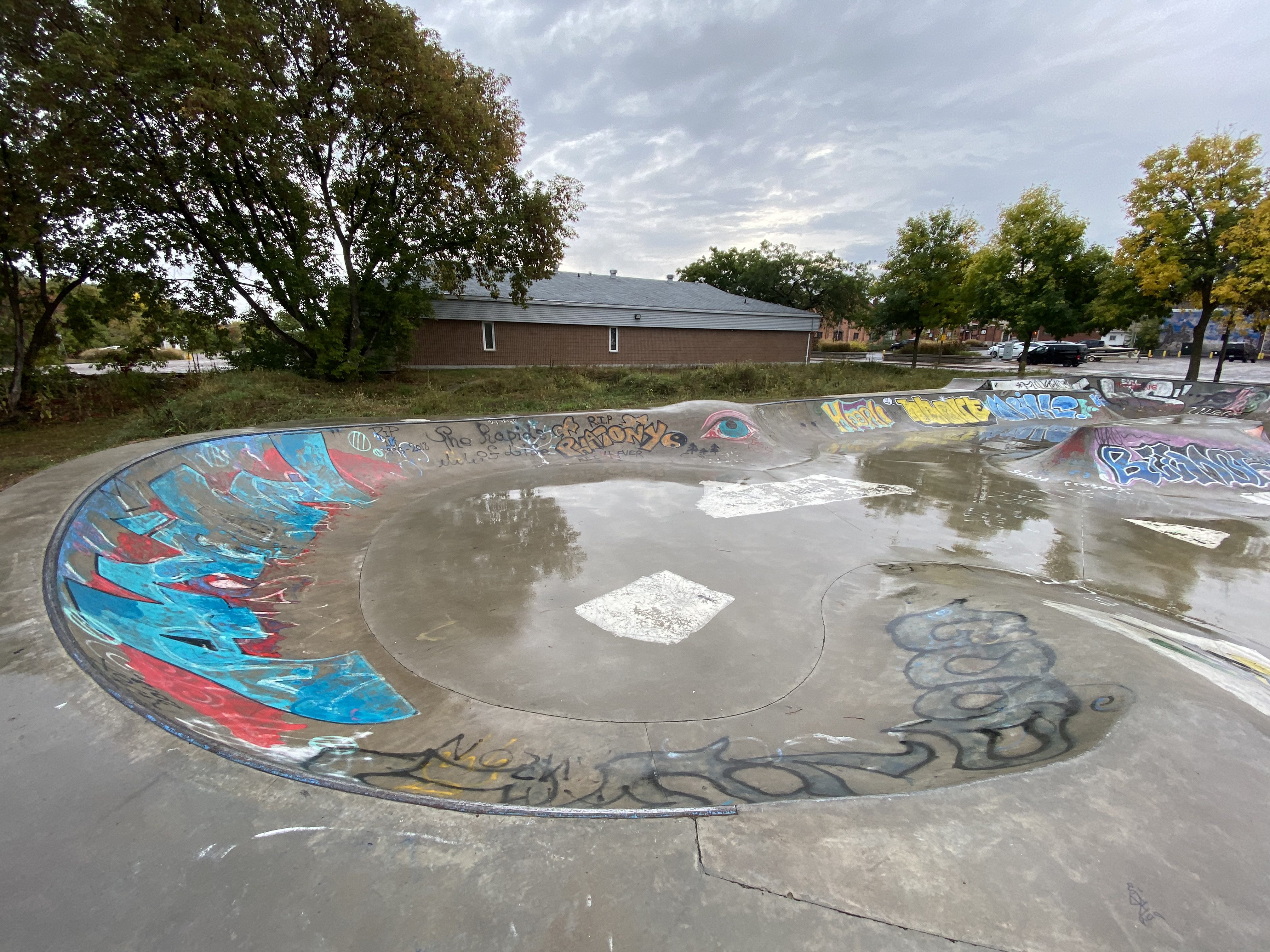 the rapids skatepark in Pembroke