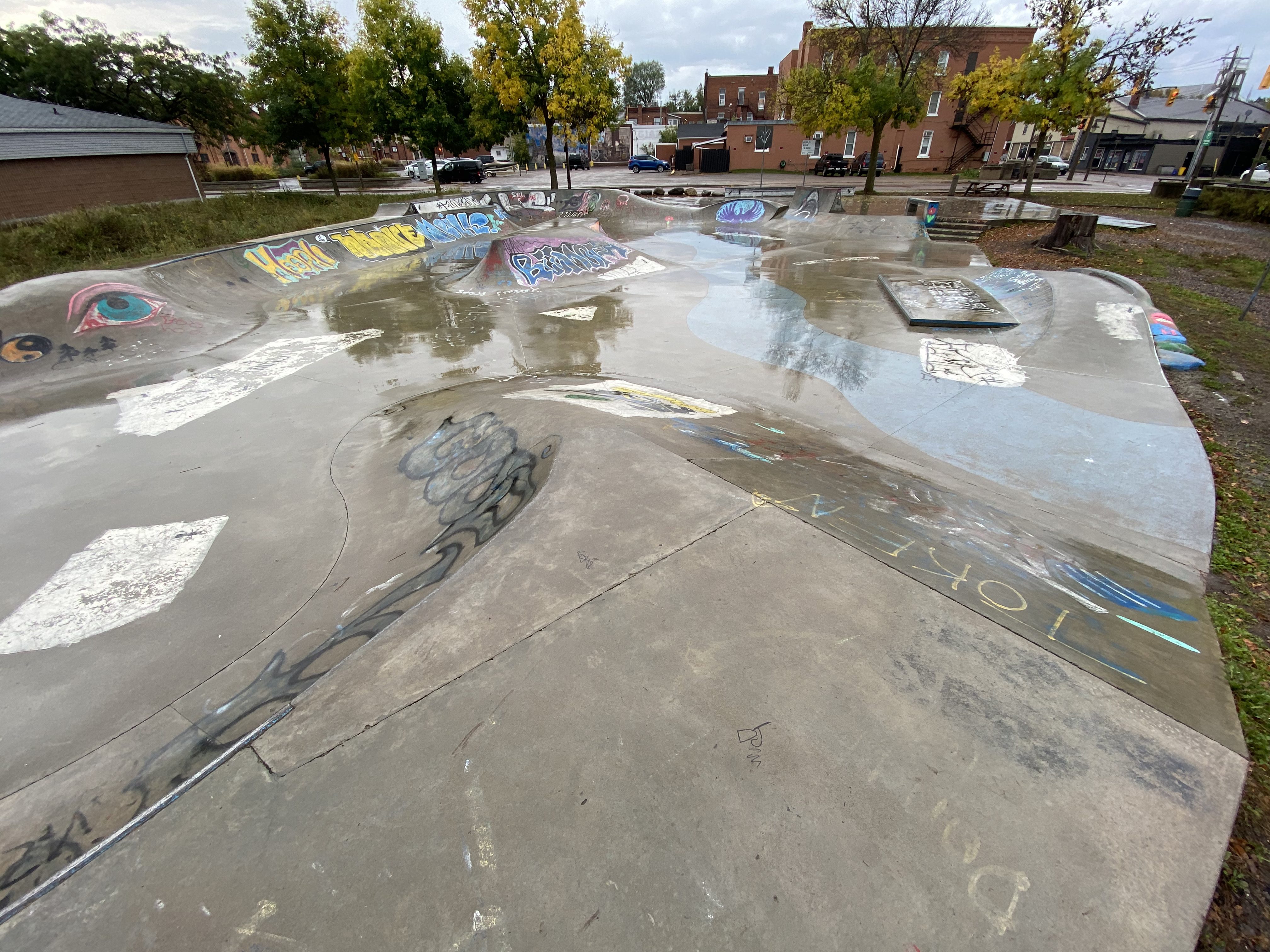 the rapids skatepark in Pembroke
